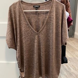 Super cute metallic top